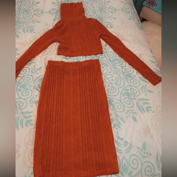 knit sweater top & skirt - Picture 7 of 16